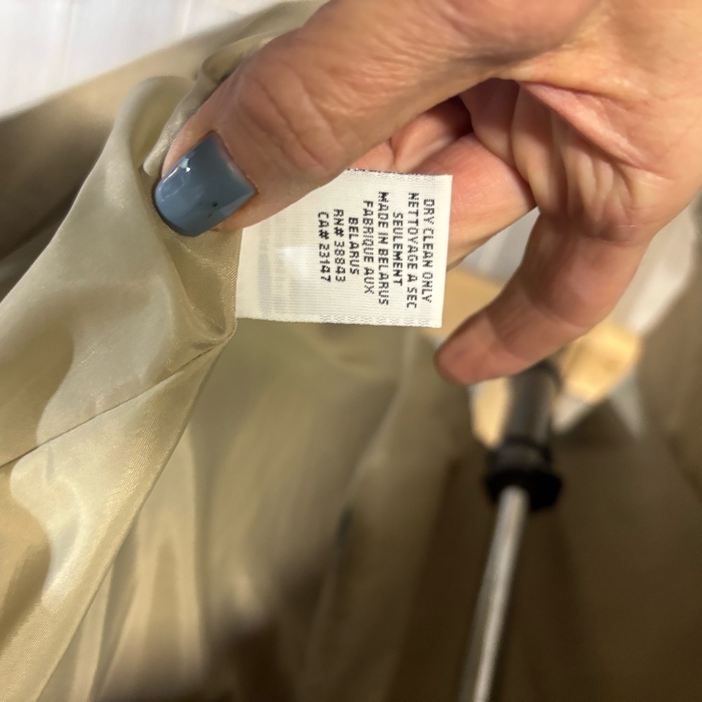 ❤️Talbots Everyday Classic Trench Coat-Sz 20 - Picture 6 of 8